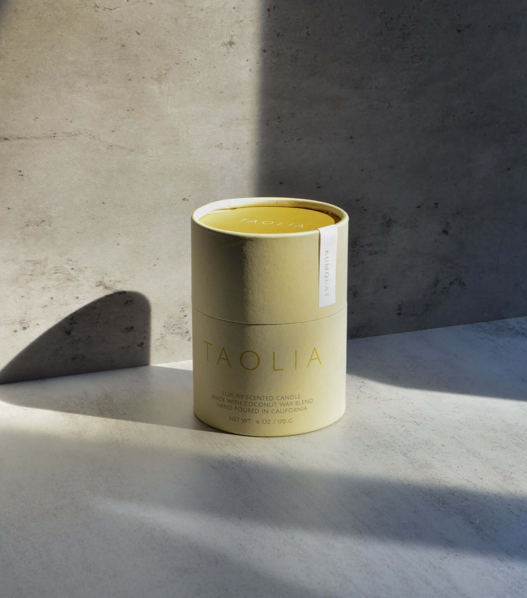Paper craft packaging tube for a candle