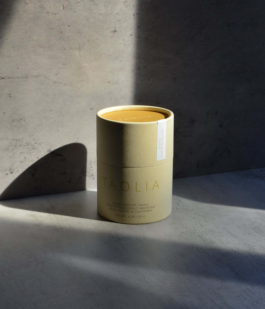Paper craft packaging tube for a candle