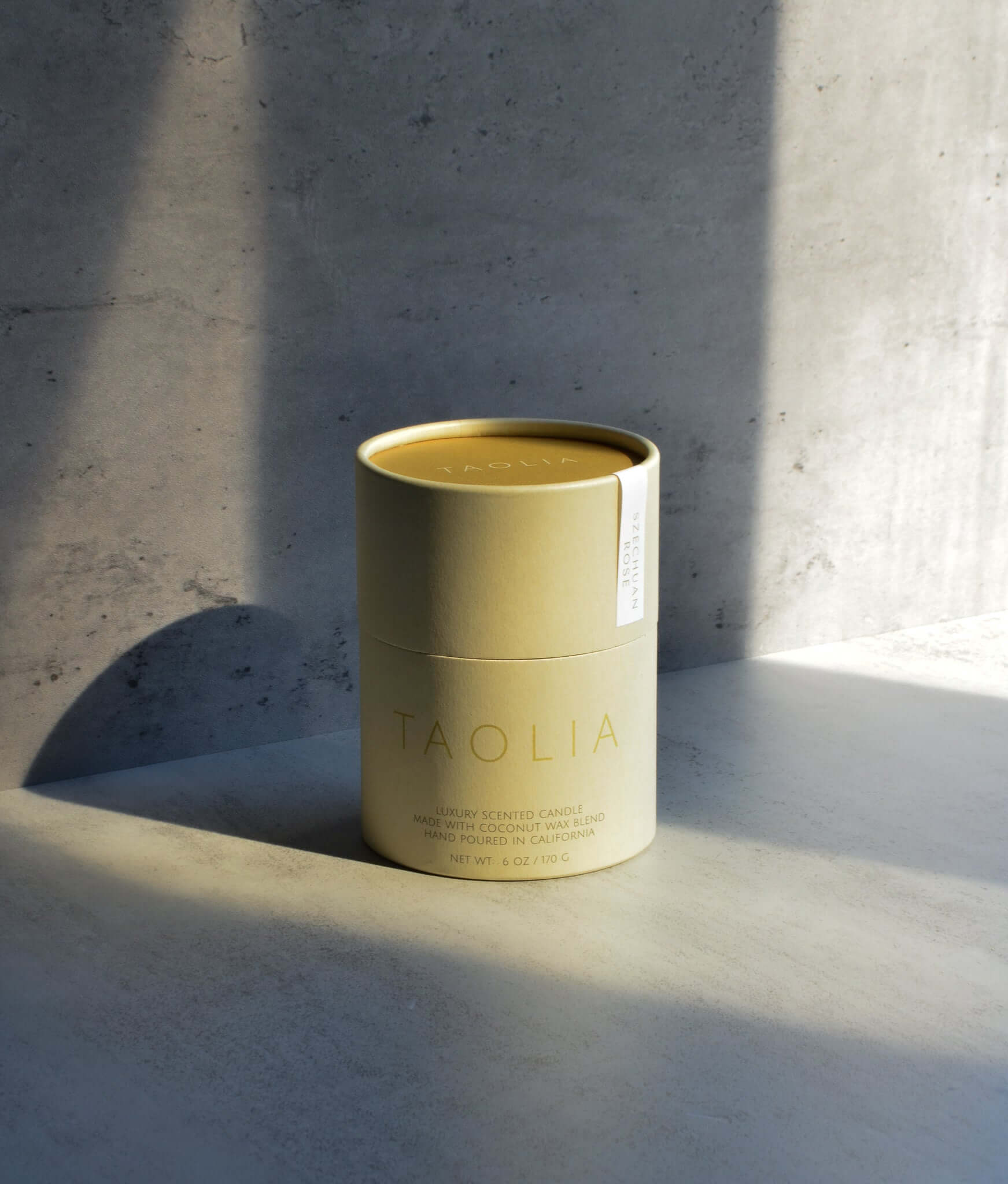 Paper craft packaging tube for a candle