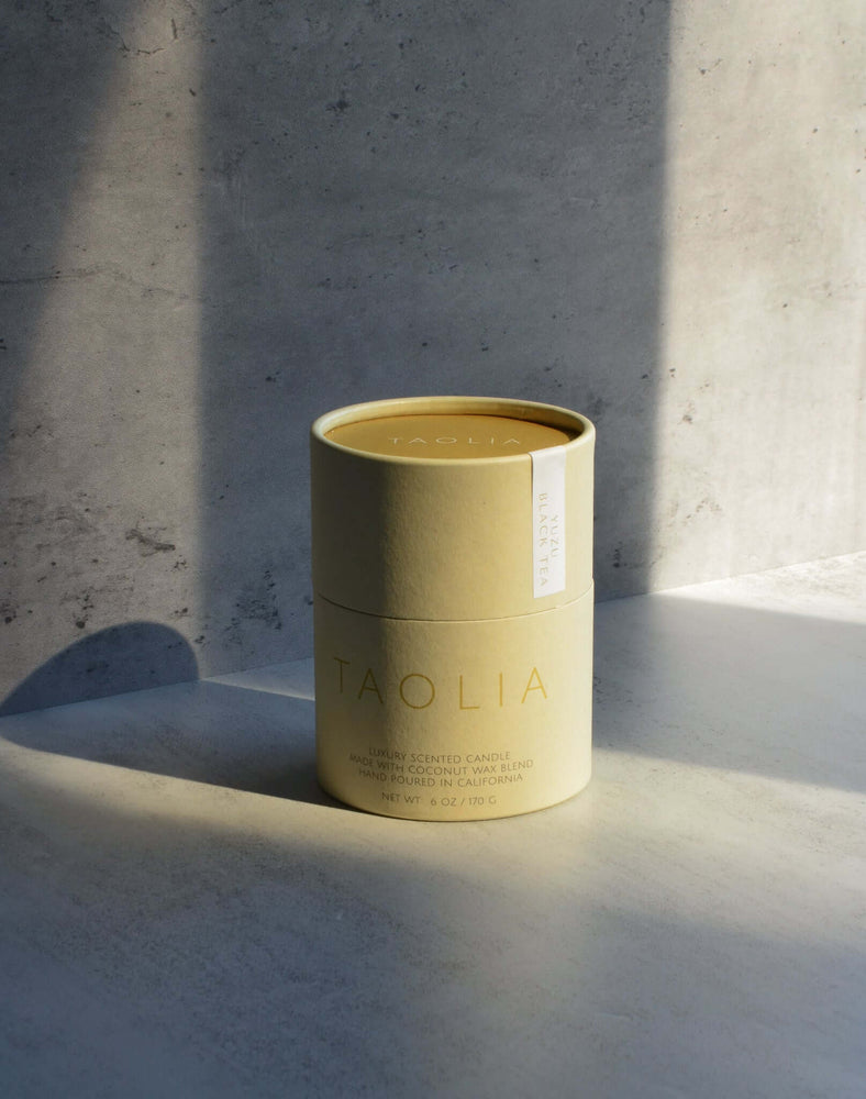 paper craft packaging tube for a candle