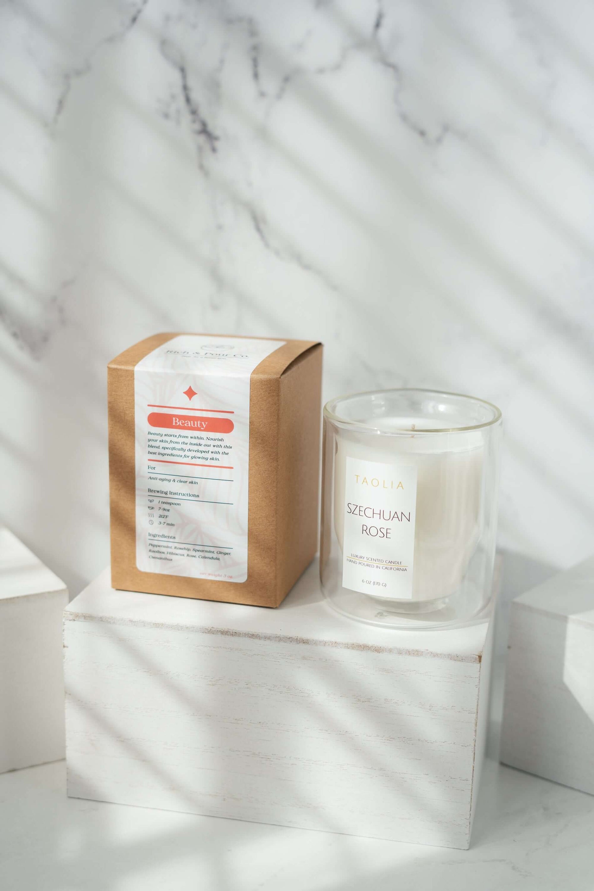 Self-Care Gift Set with Rich & Pour Tea