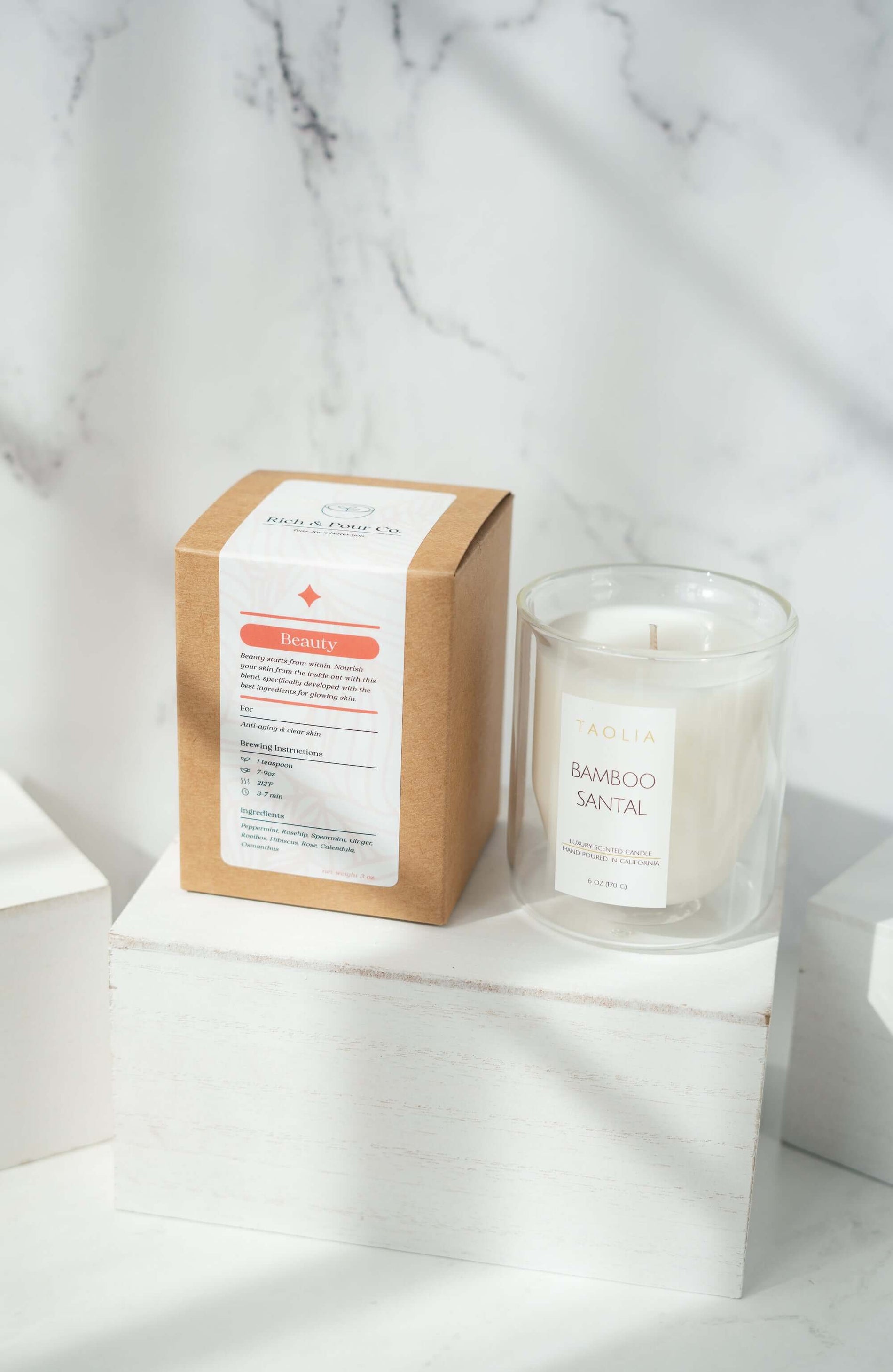 Self-Care Gift Set with Rich & Pour Tea